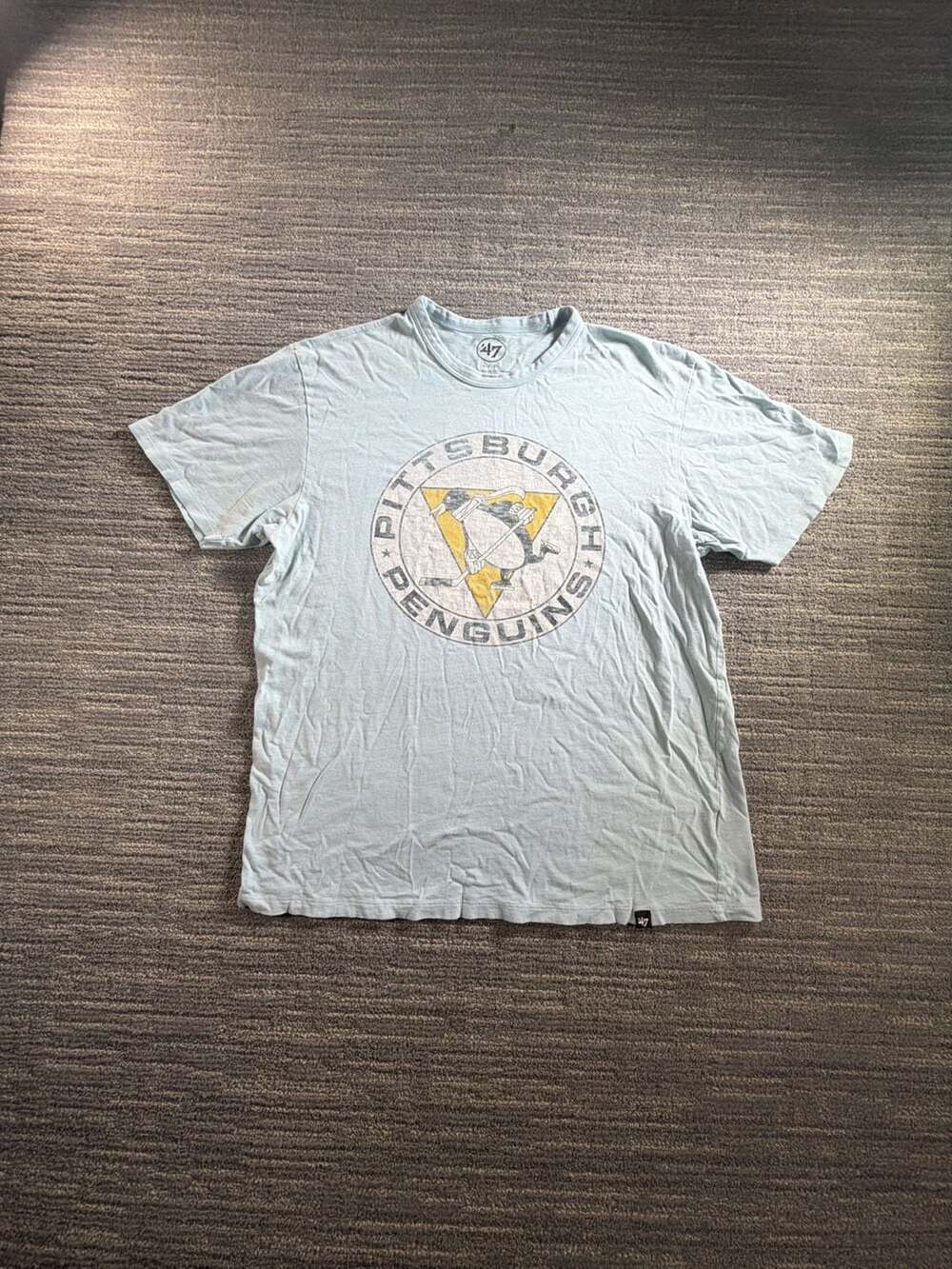 47 Brand Pittsburgh Penguins Graphic T-Shirt Size S